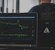 A professional analyzing data charts on a laptop in a modern office.