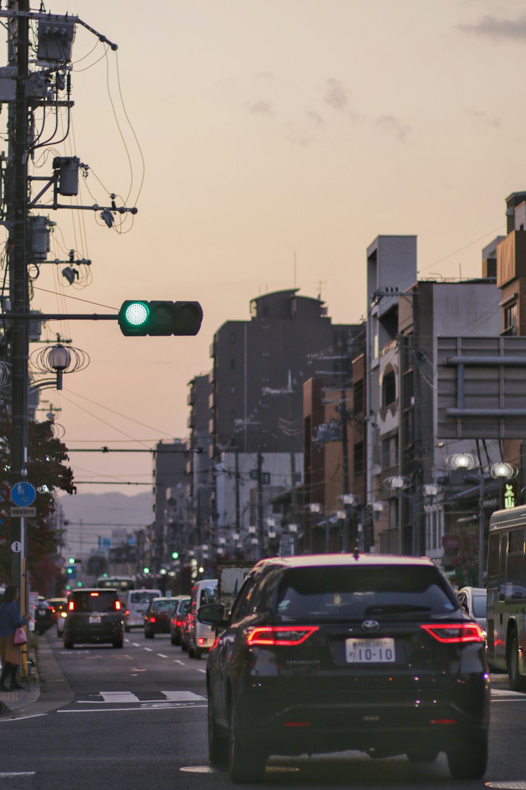 vehicles on road in city