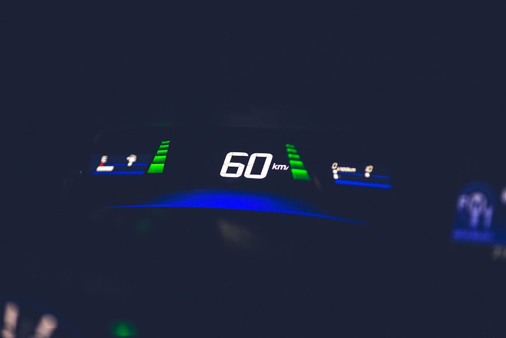 speedometer at 60