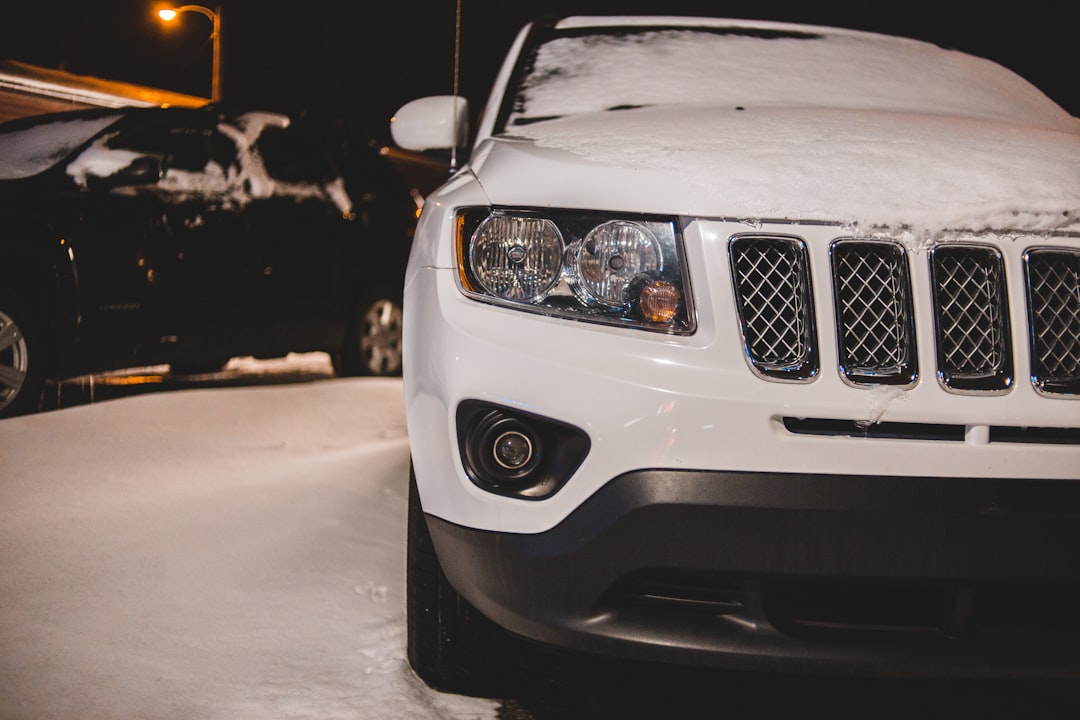 white Jeep Renegade