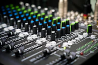 mixing console