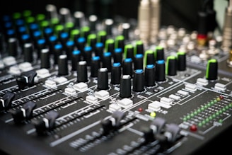 mixing console