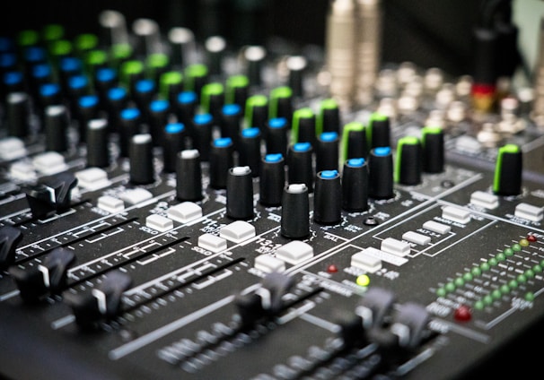 mixing console