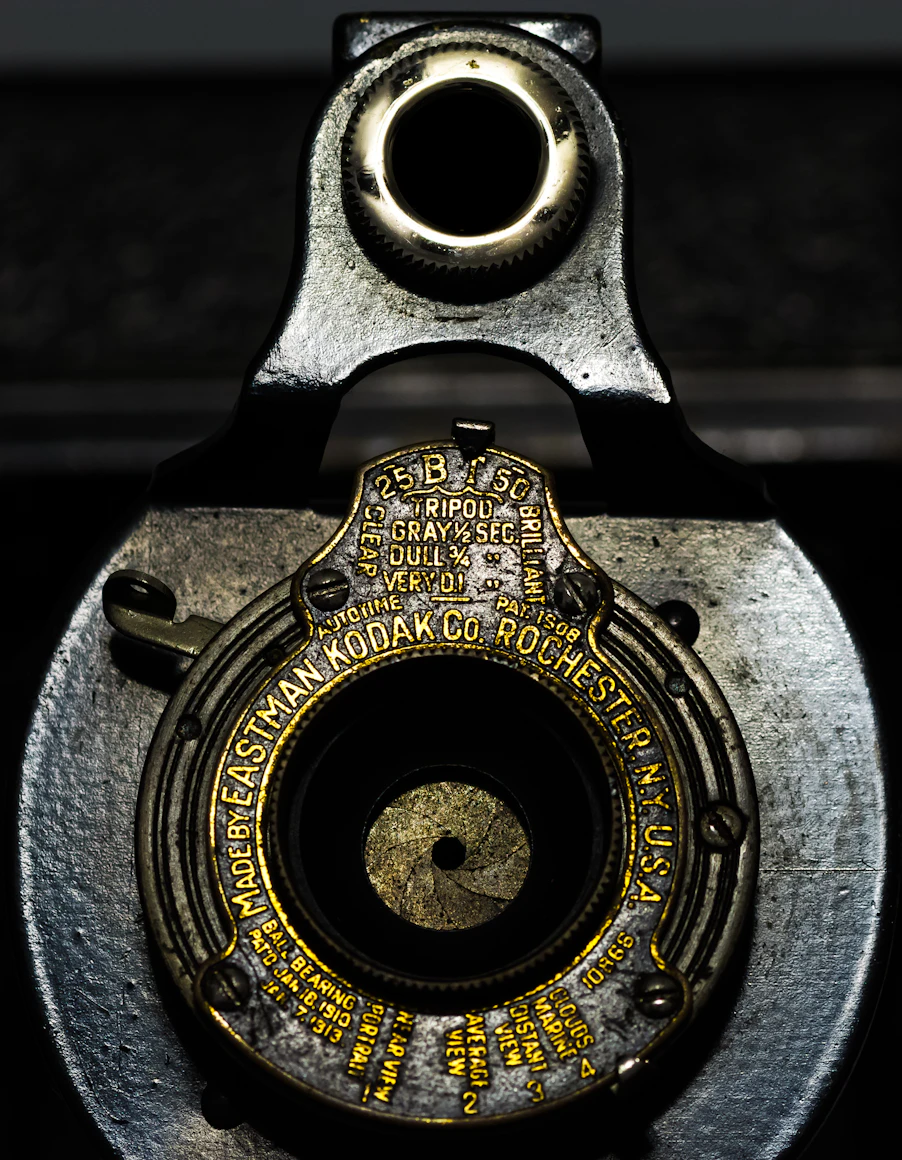 Antique scientific instruments and brass curiosities