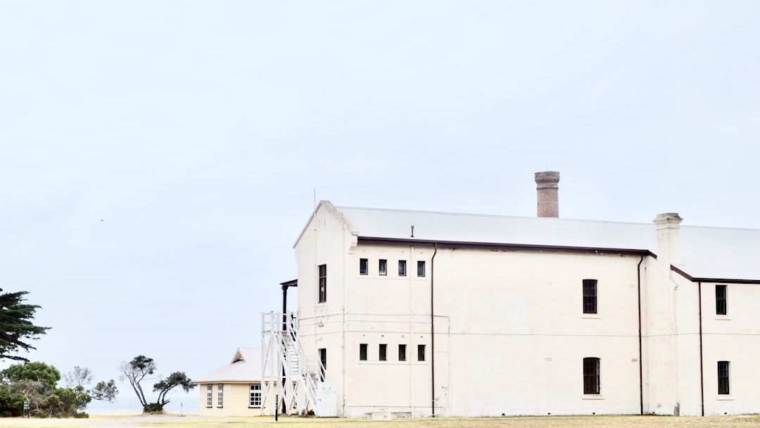 white concrete house, historical building