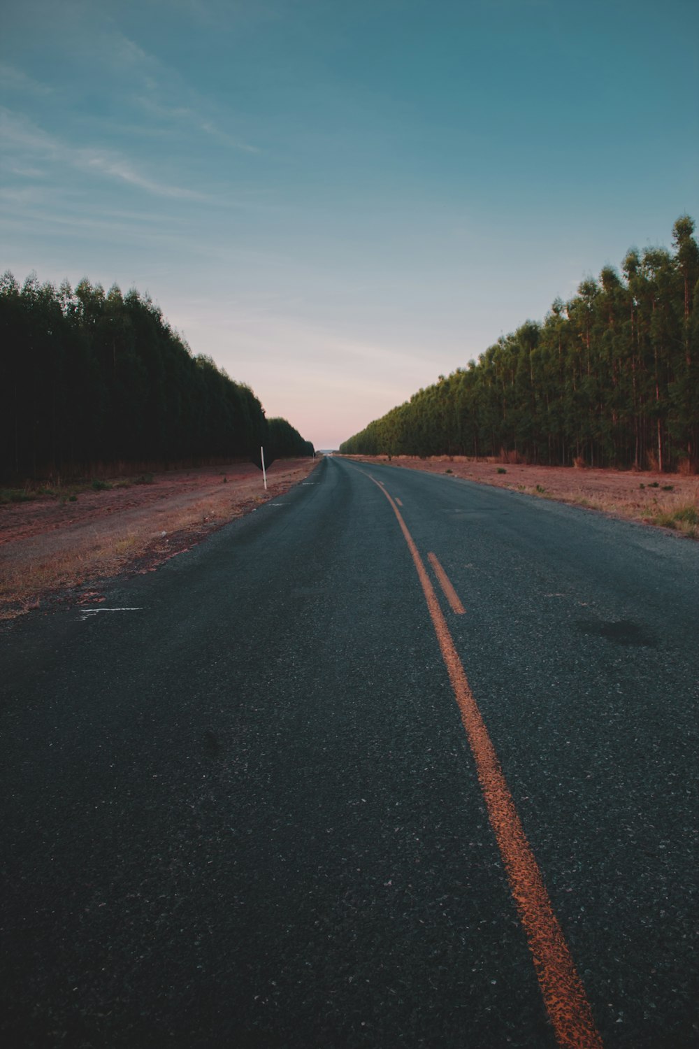 photography of empty road during daytime