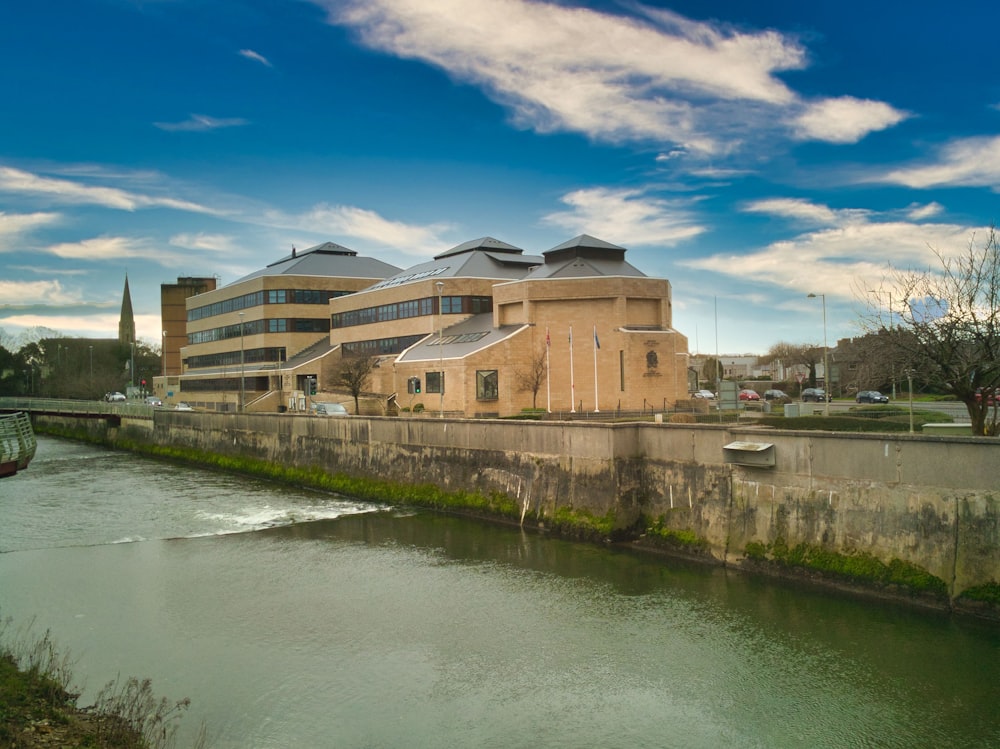 brown concrete buildings