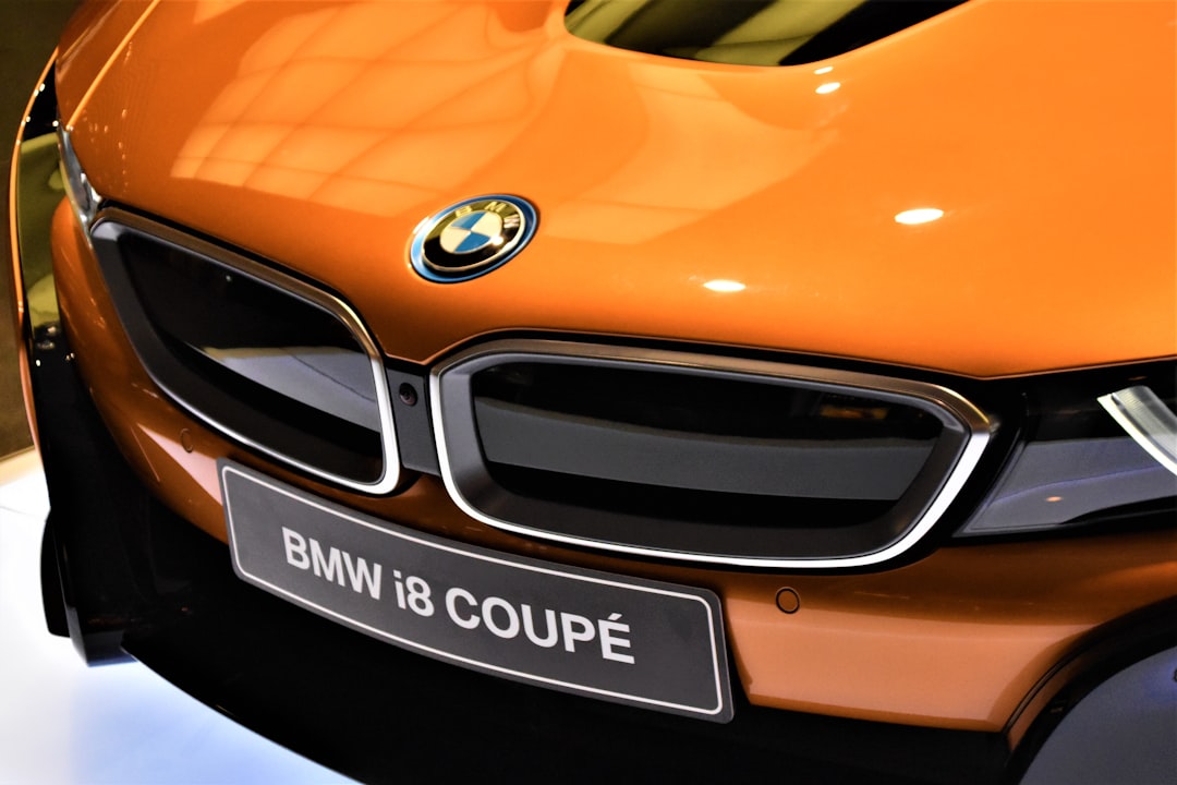 orange BMW i8 coupe, BMW i8 Coupe