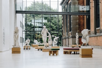 male statutes in room