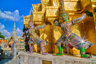 Yaksha Guardians, Wat Phra Kaew, Bangkok, Thailand