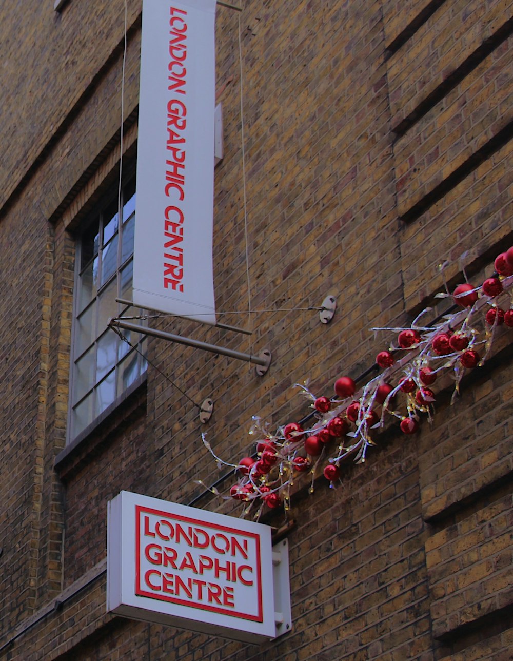 London Graphic Centre brick building