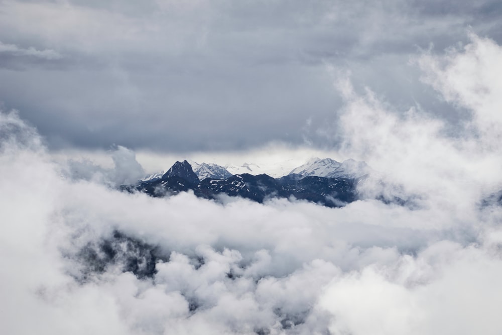 white clouds photograph