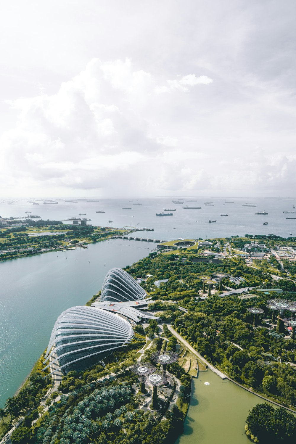 aerial photograph of city