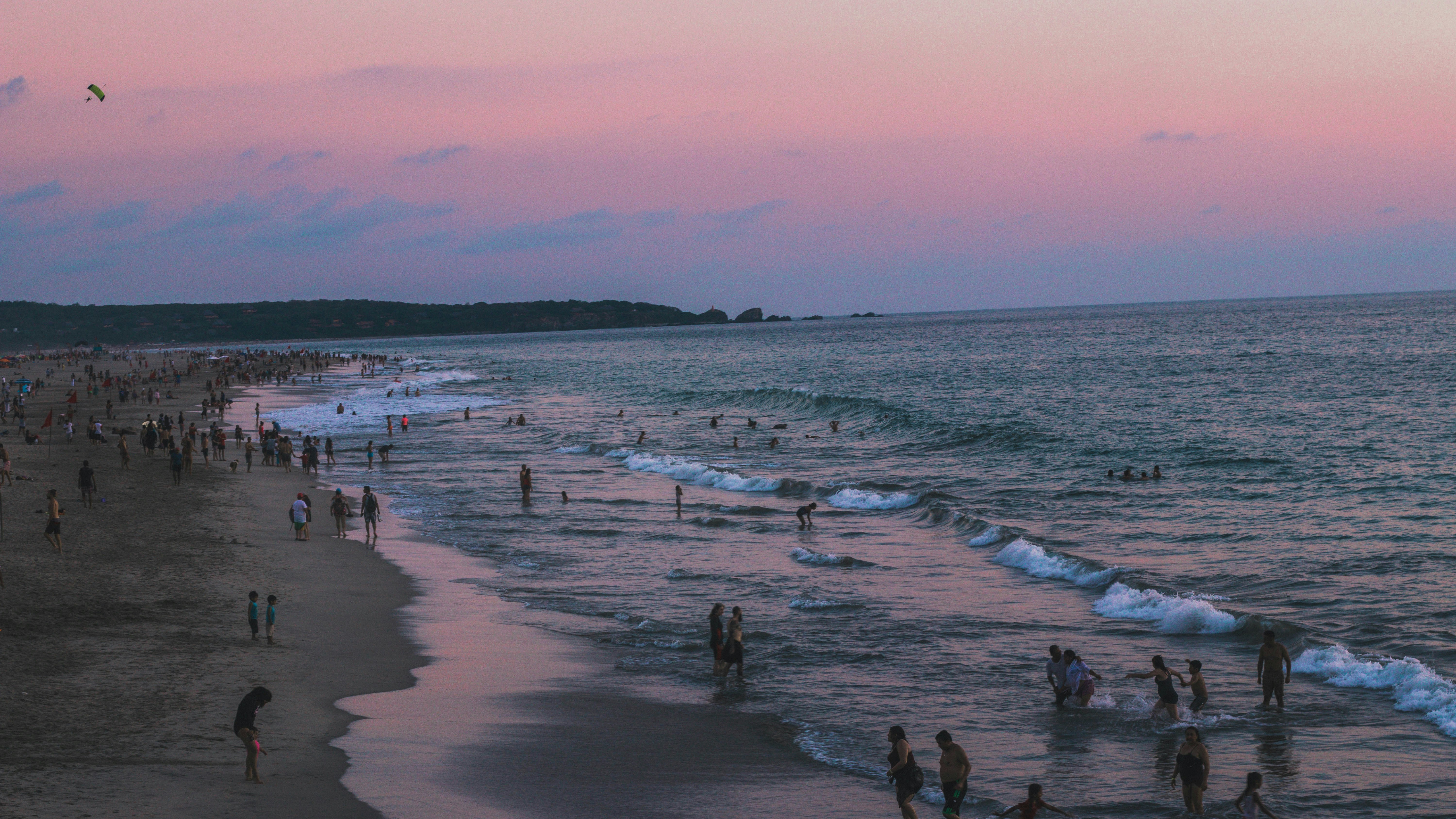 people on seashore during daytime