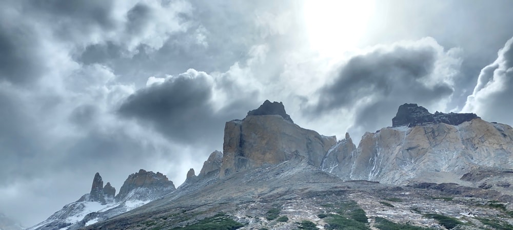 rock formation during daytime