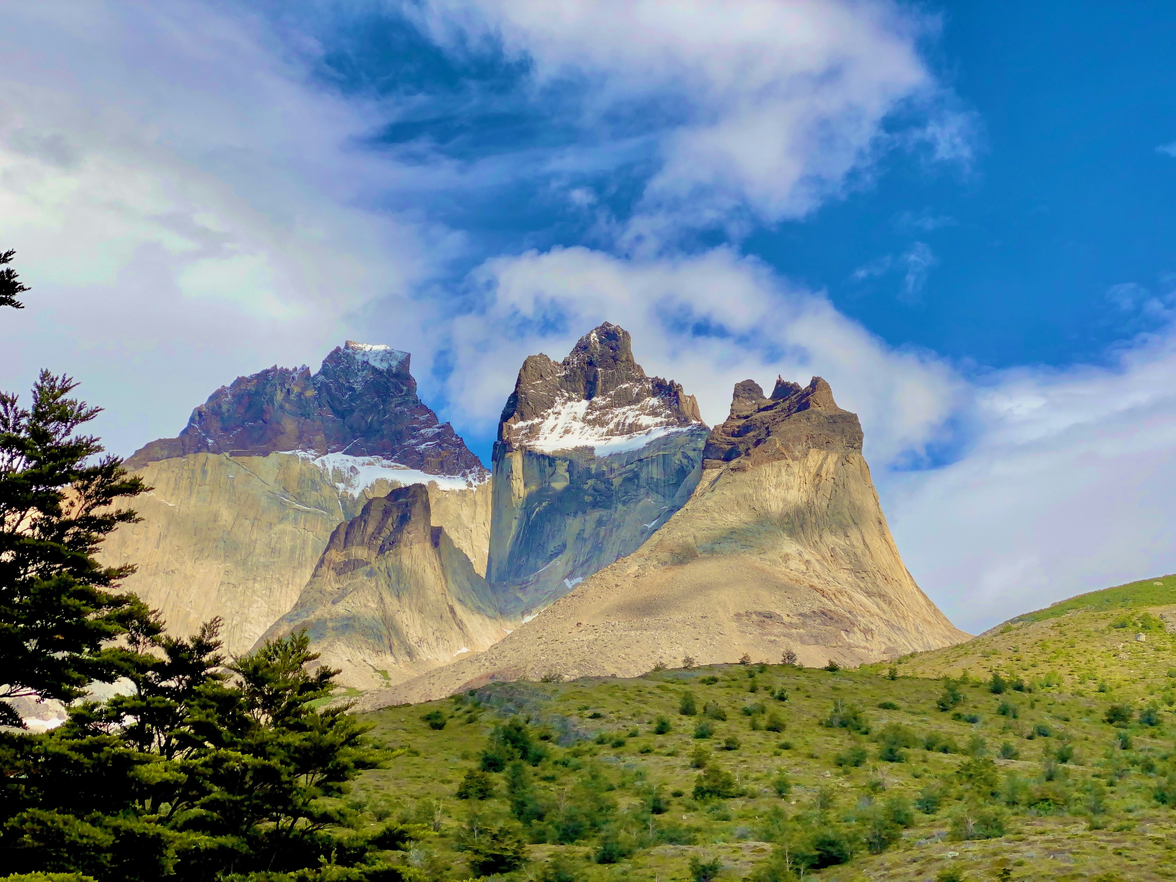 Jagged peaks in Patagonia.