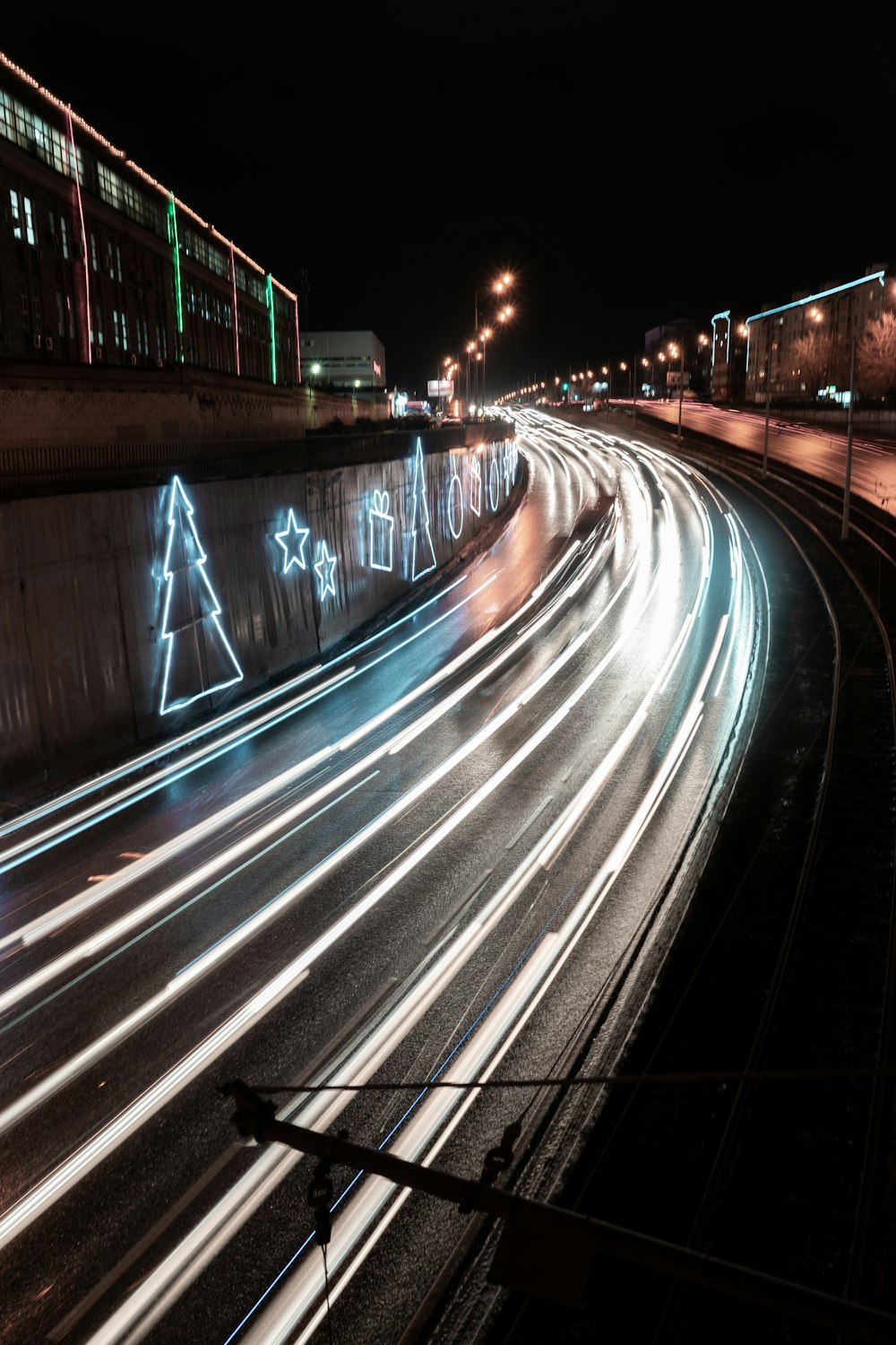 time lapse photography of vehicles