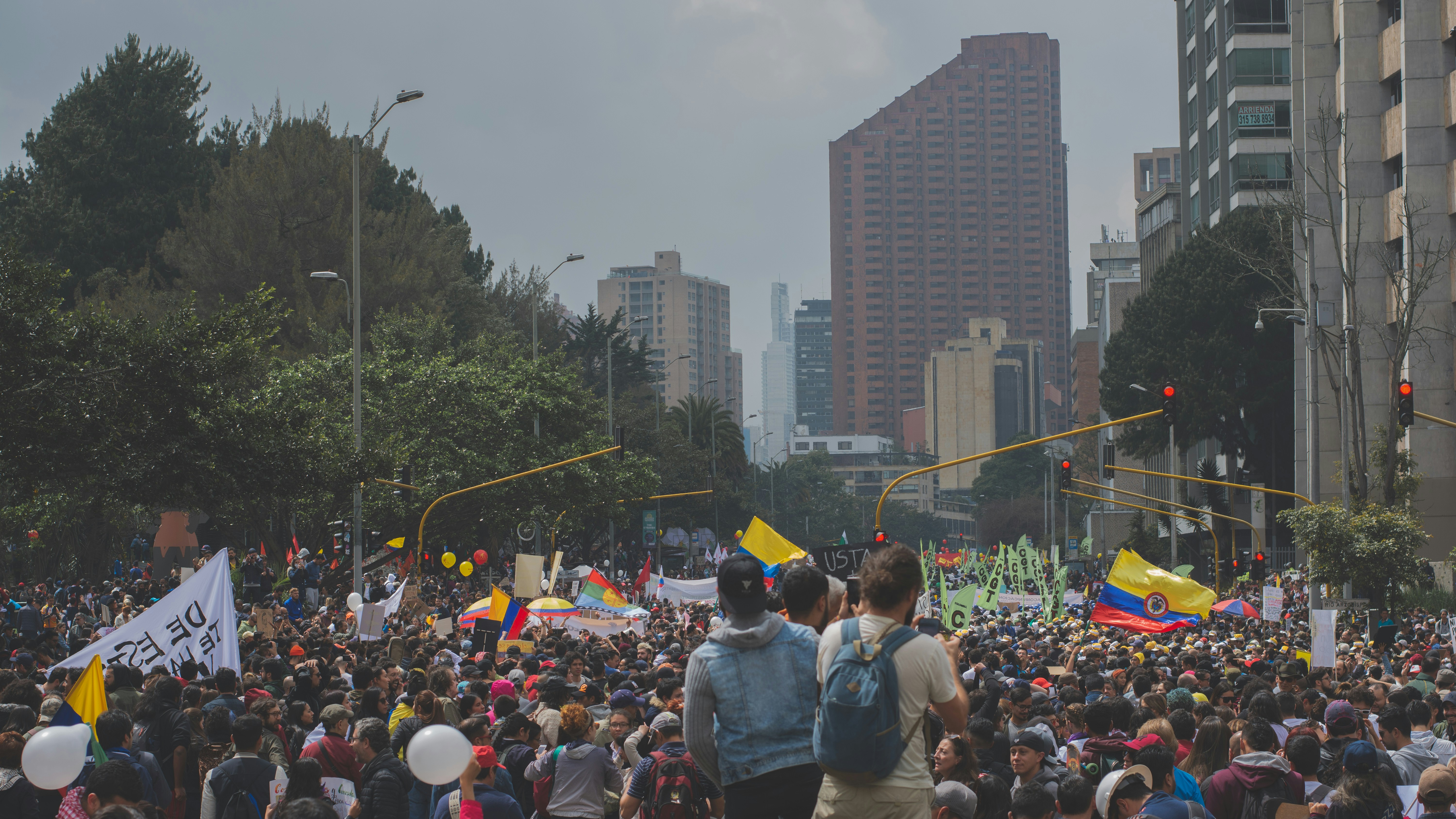 Protests in Colombia during #21N