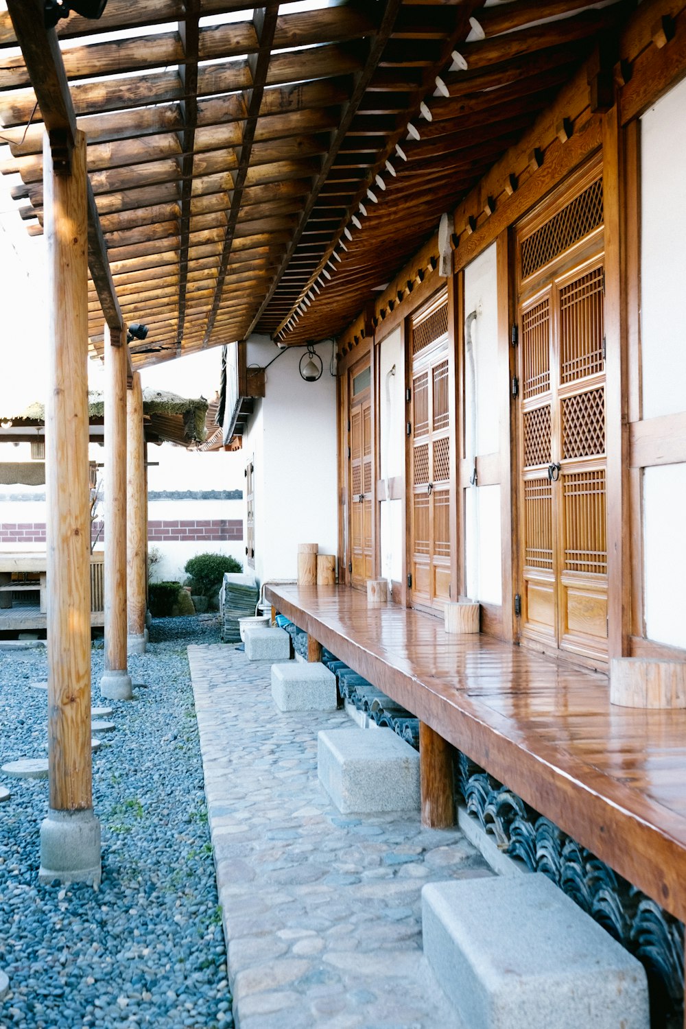 brown wooden house