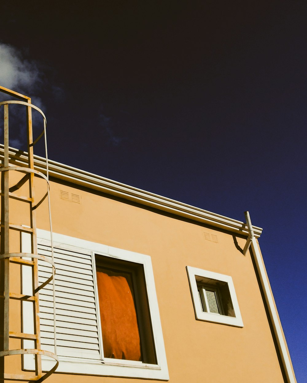 yellow concrete building