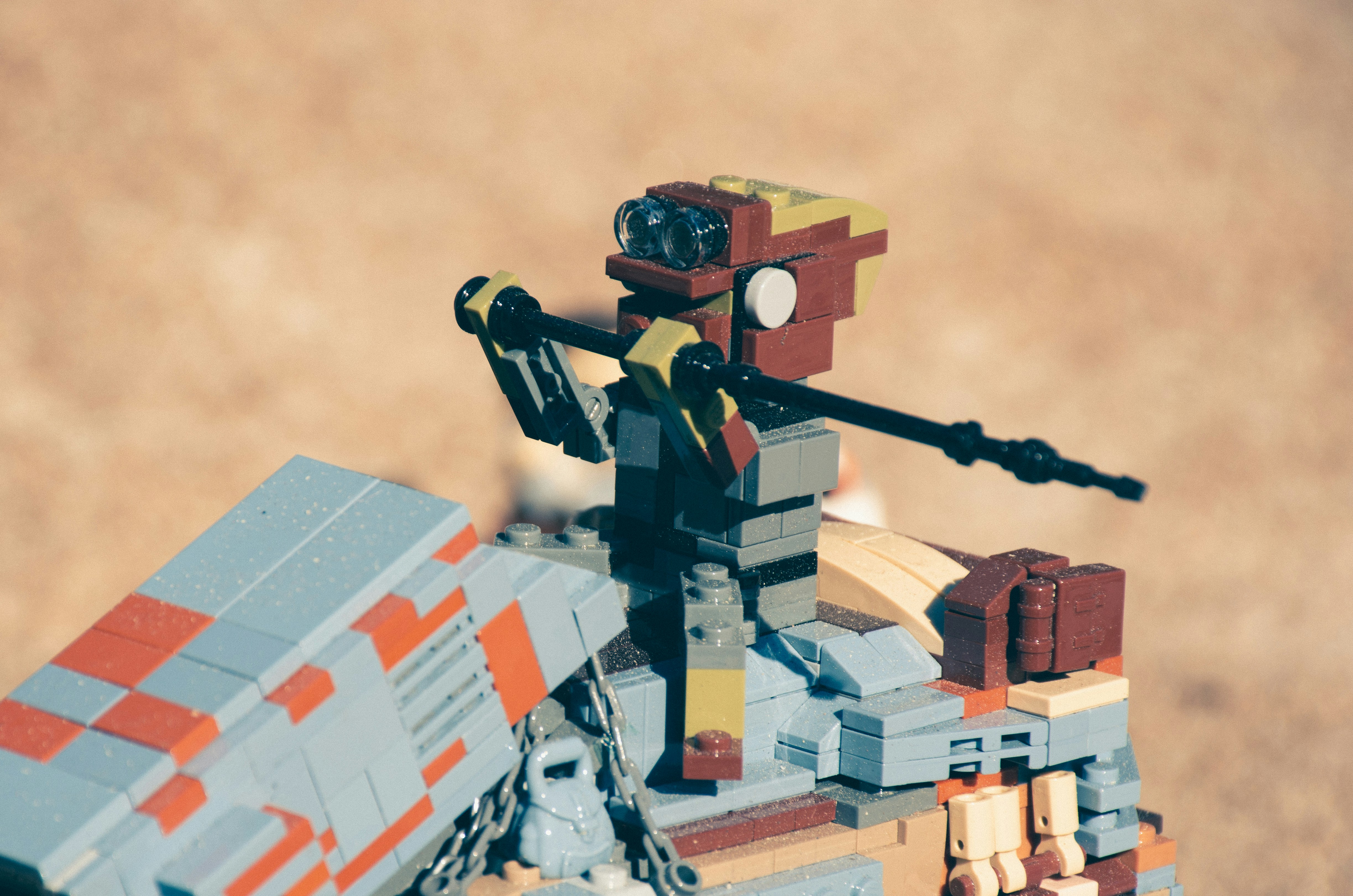 multicolored Lego toy