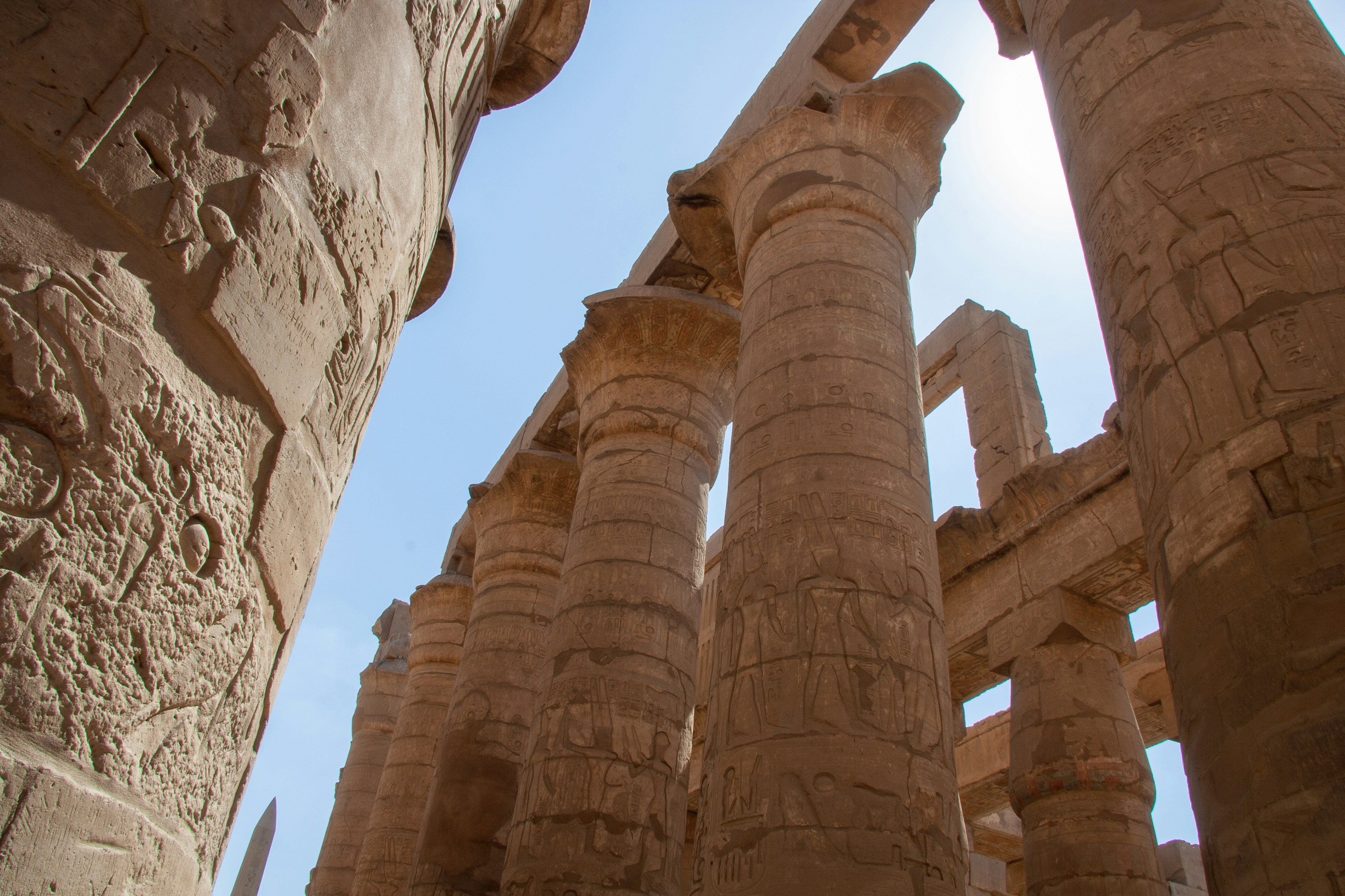 brown concrete column, 