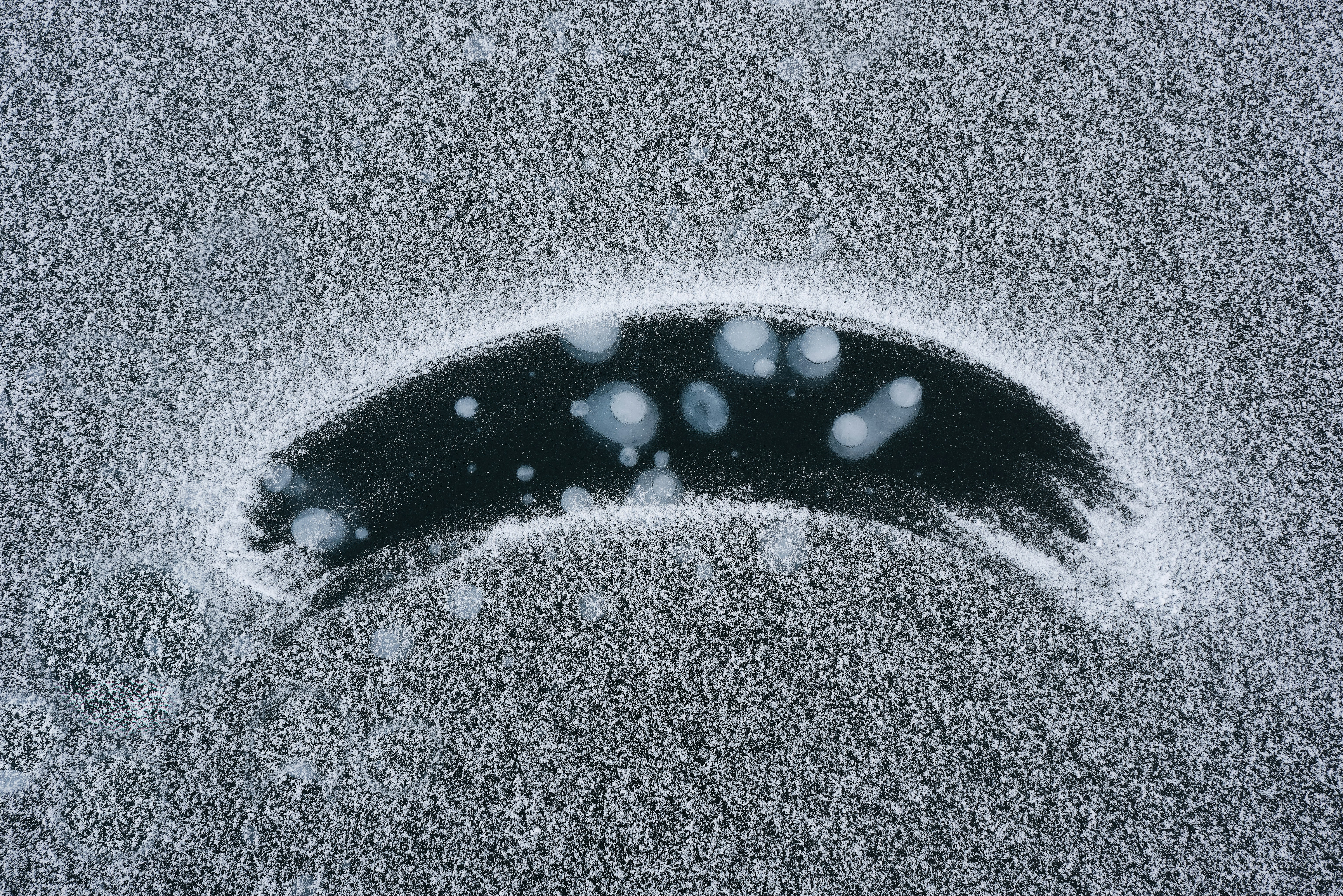 clear glass panel of dust with brush stroke