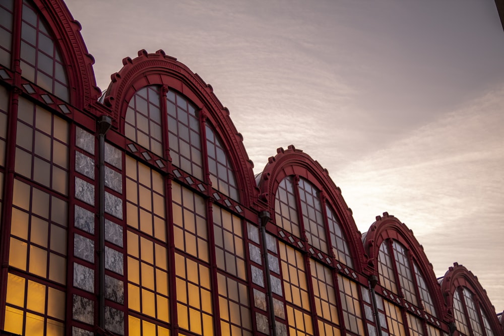 brown building during day