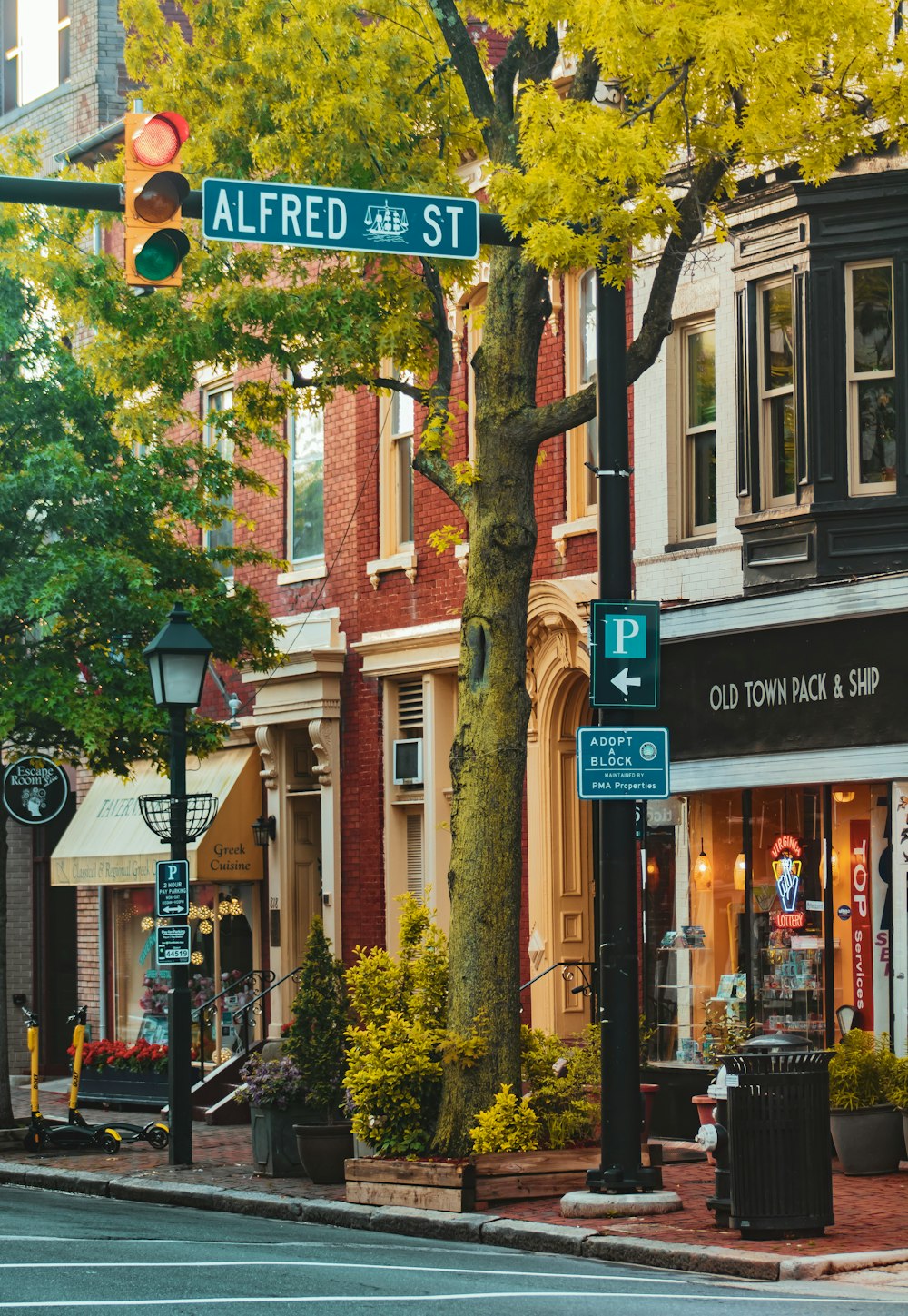 Alfred St signage