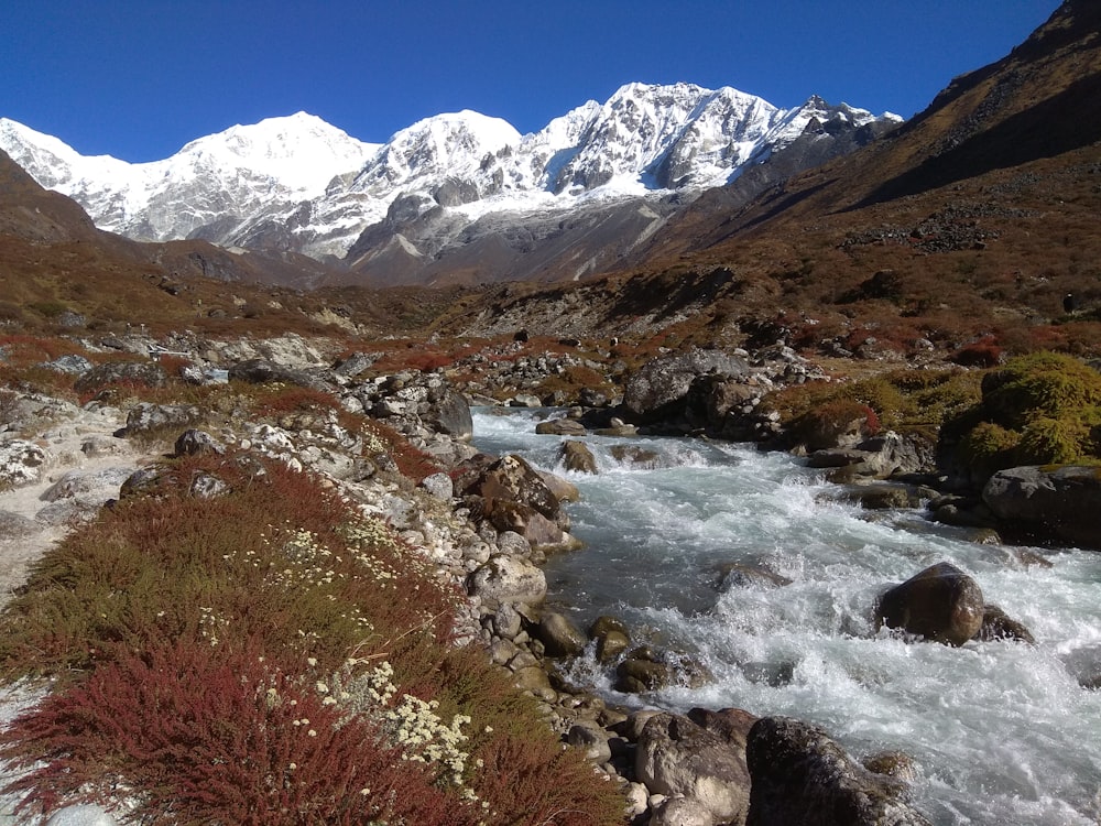 flowing water