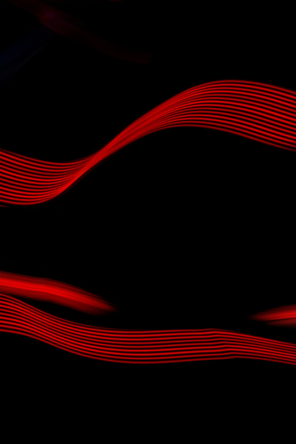 red wavy light