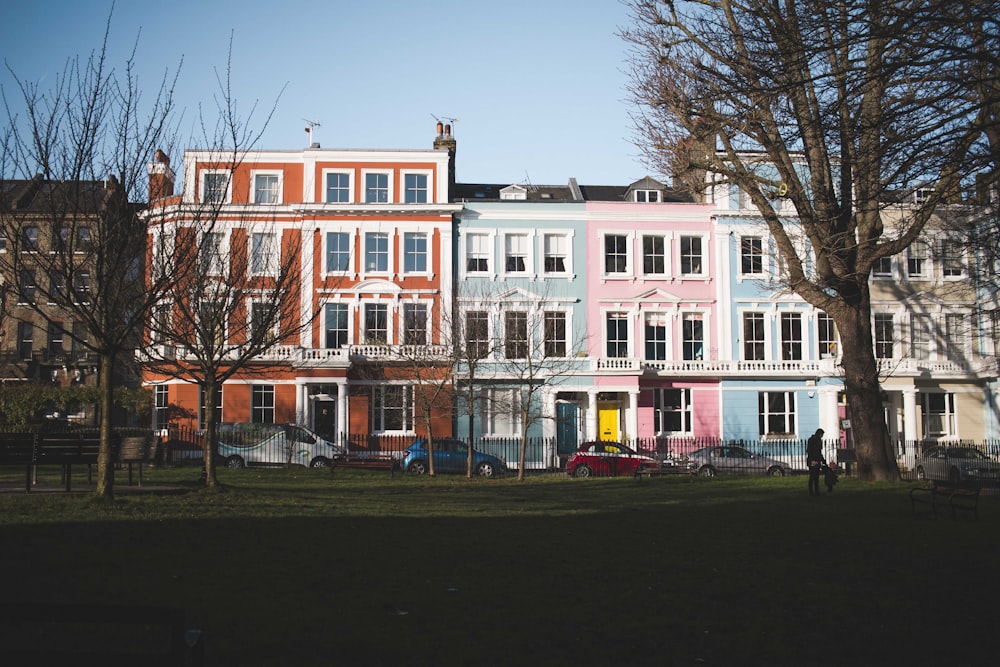 photography of multicolored building during daytime