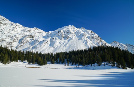 snowy mountain photograph in Lagh Doss Switzerland