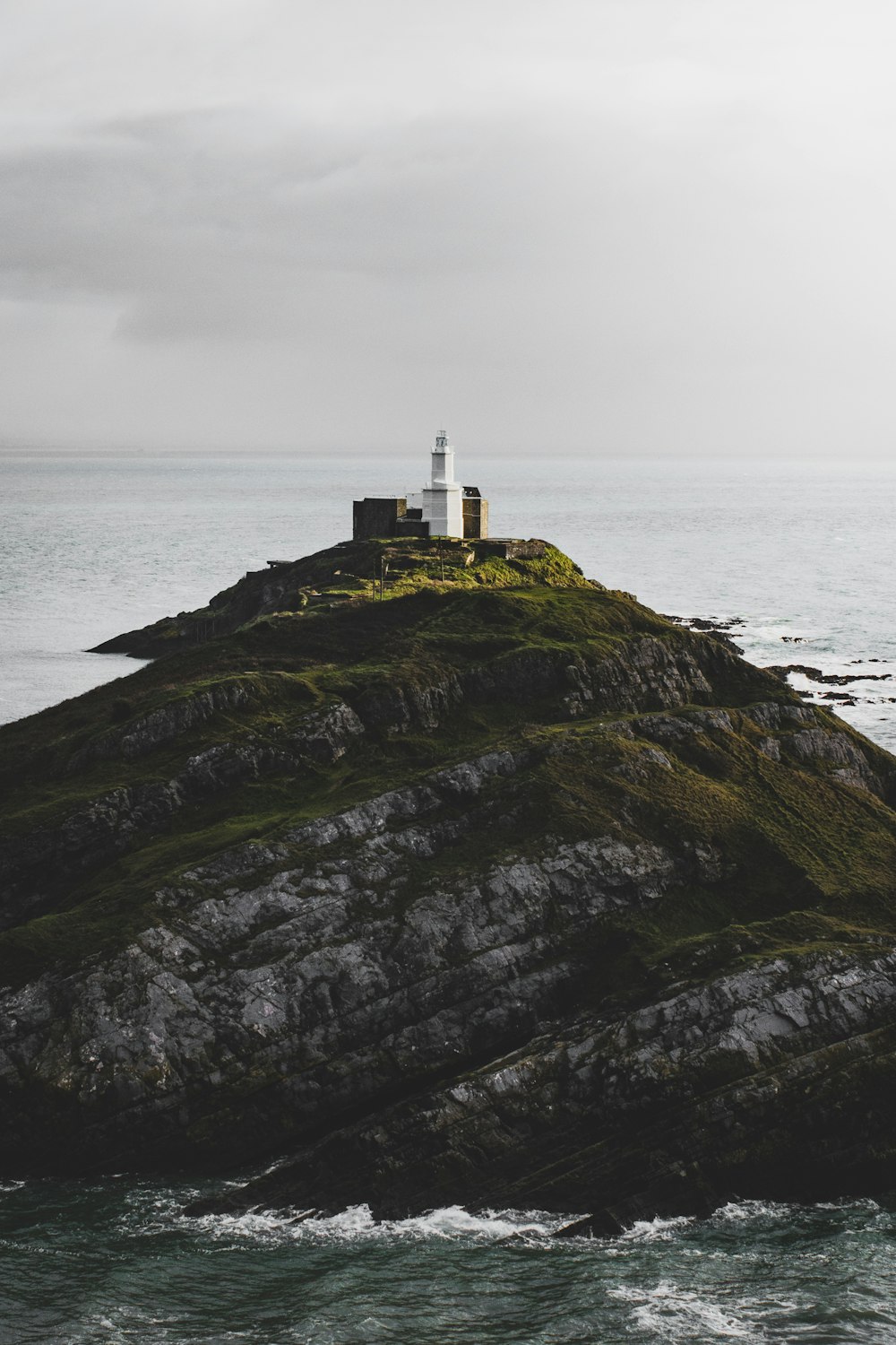 lighthouse on hill