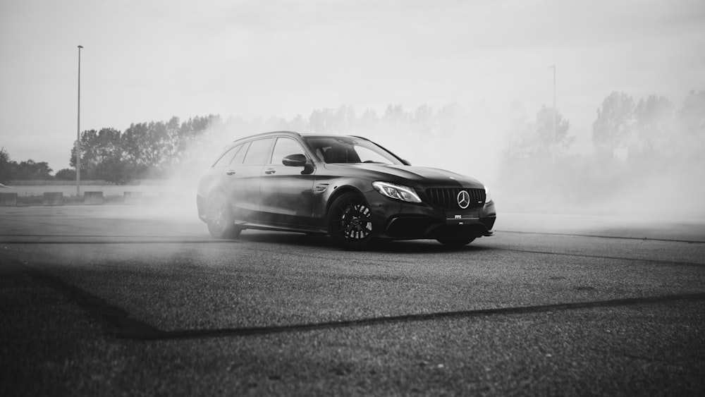 vehicle running on the road