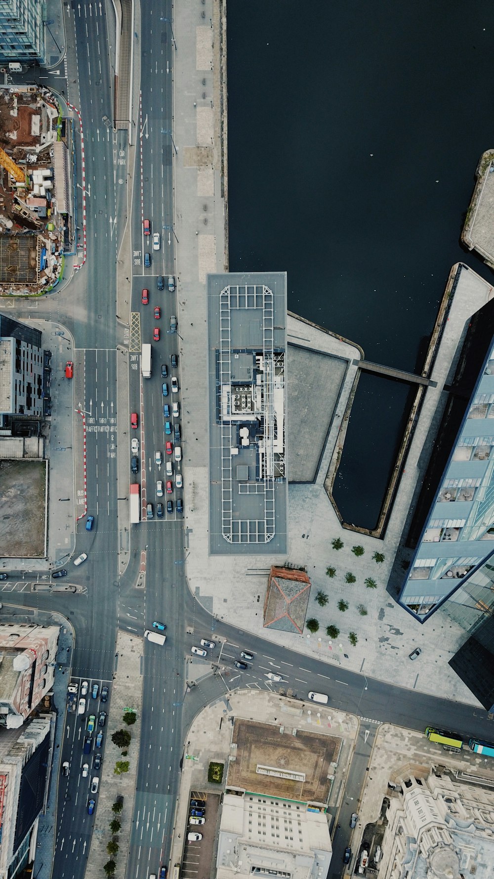 aerial photography of high-rise buildings