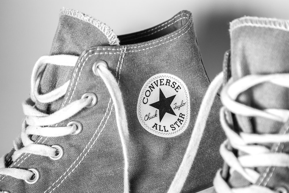 scarpe da ginnastica alte Converse All-Star grigie