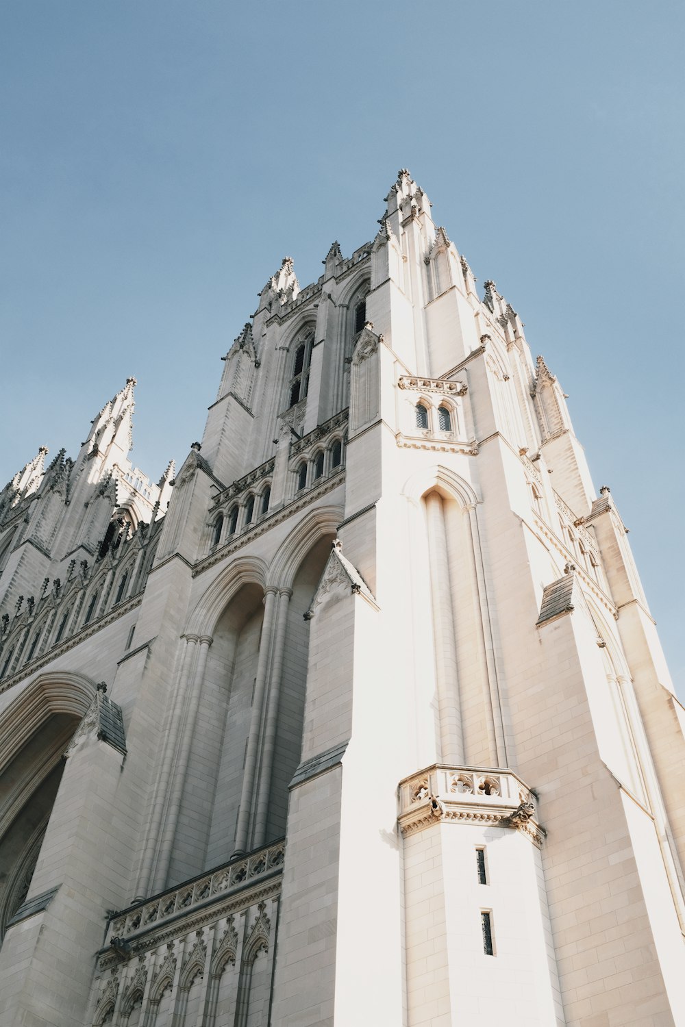 white concrete cathedral