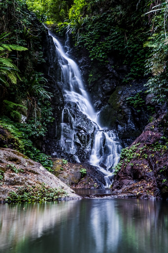 time lapse photography of waterfalls in Elabana Falls Australia