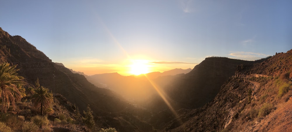 mountains during day