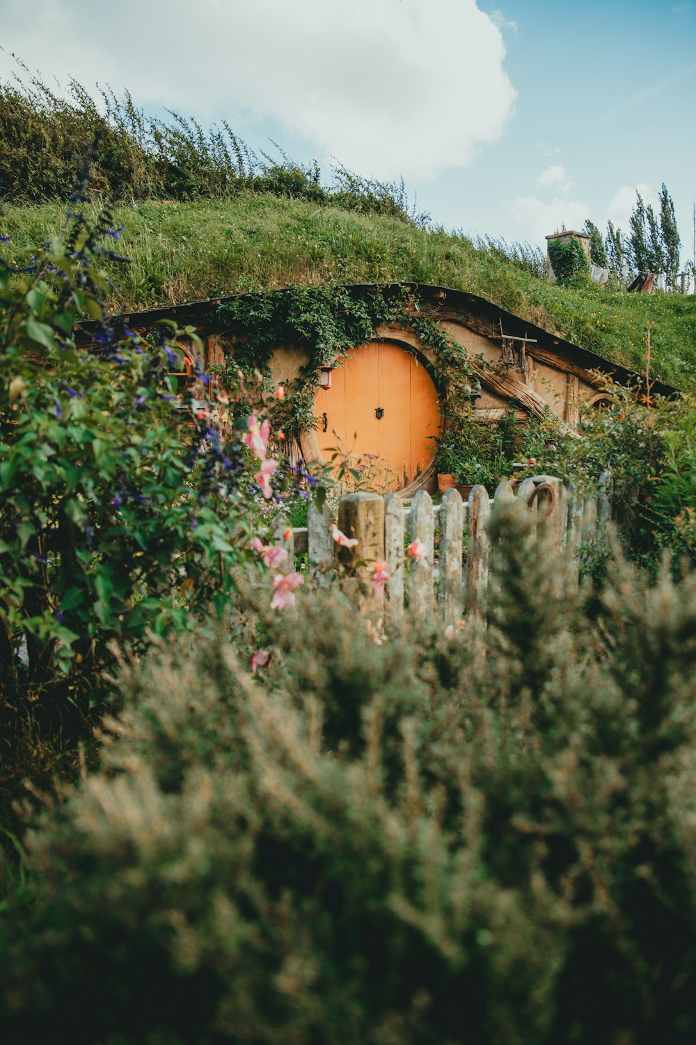 cave house during day