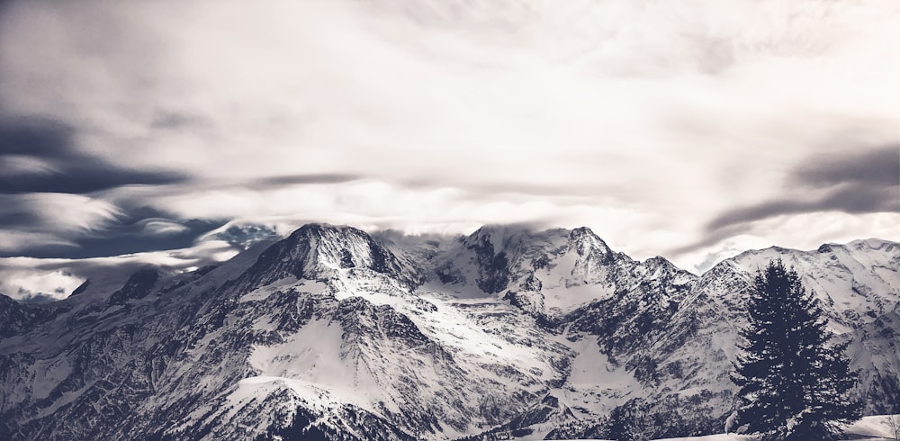 snow covered mountain