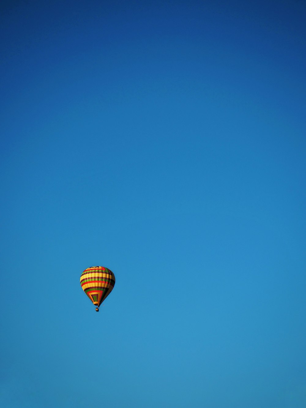brown hot air balloon