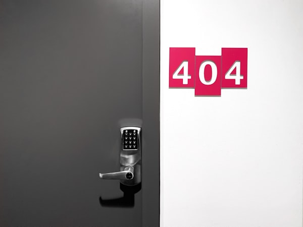 Door with 404