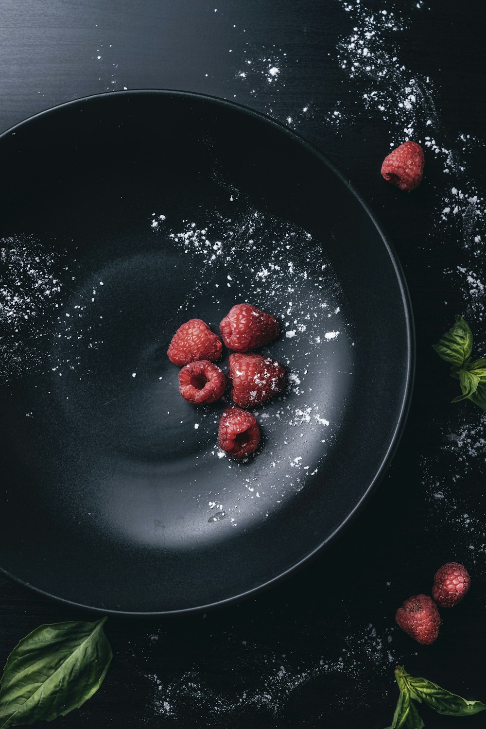 red berries on pan