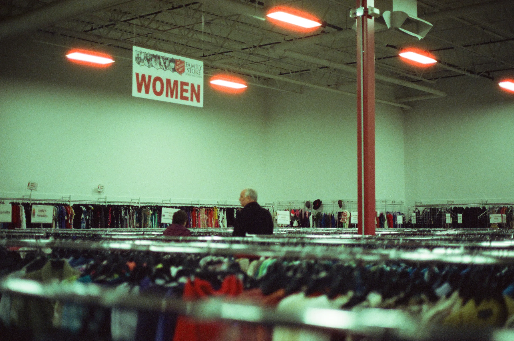 people inside apparel store