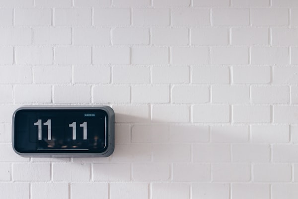 Digital Clock on the wall