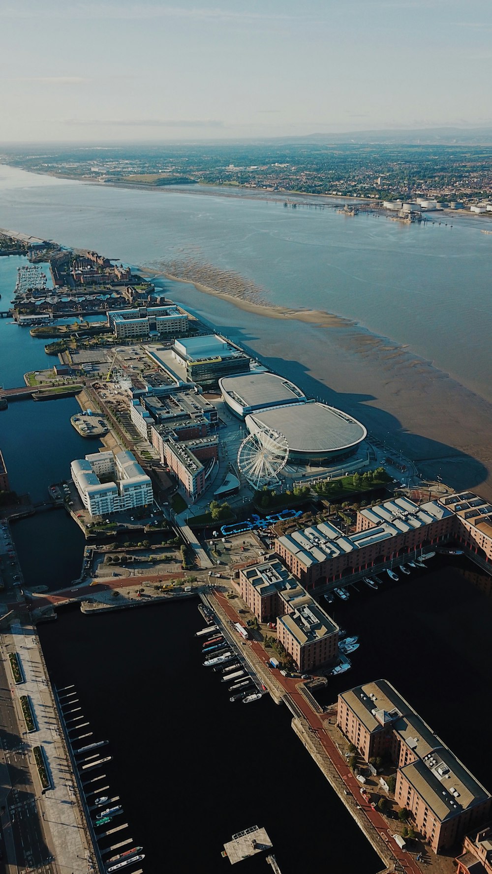 aerial photograph of city with buildings