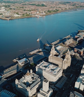 aerial photograph of city