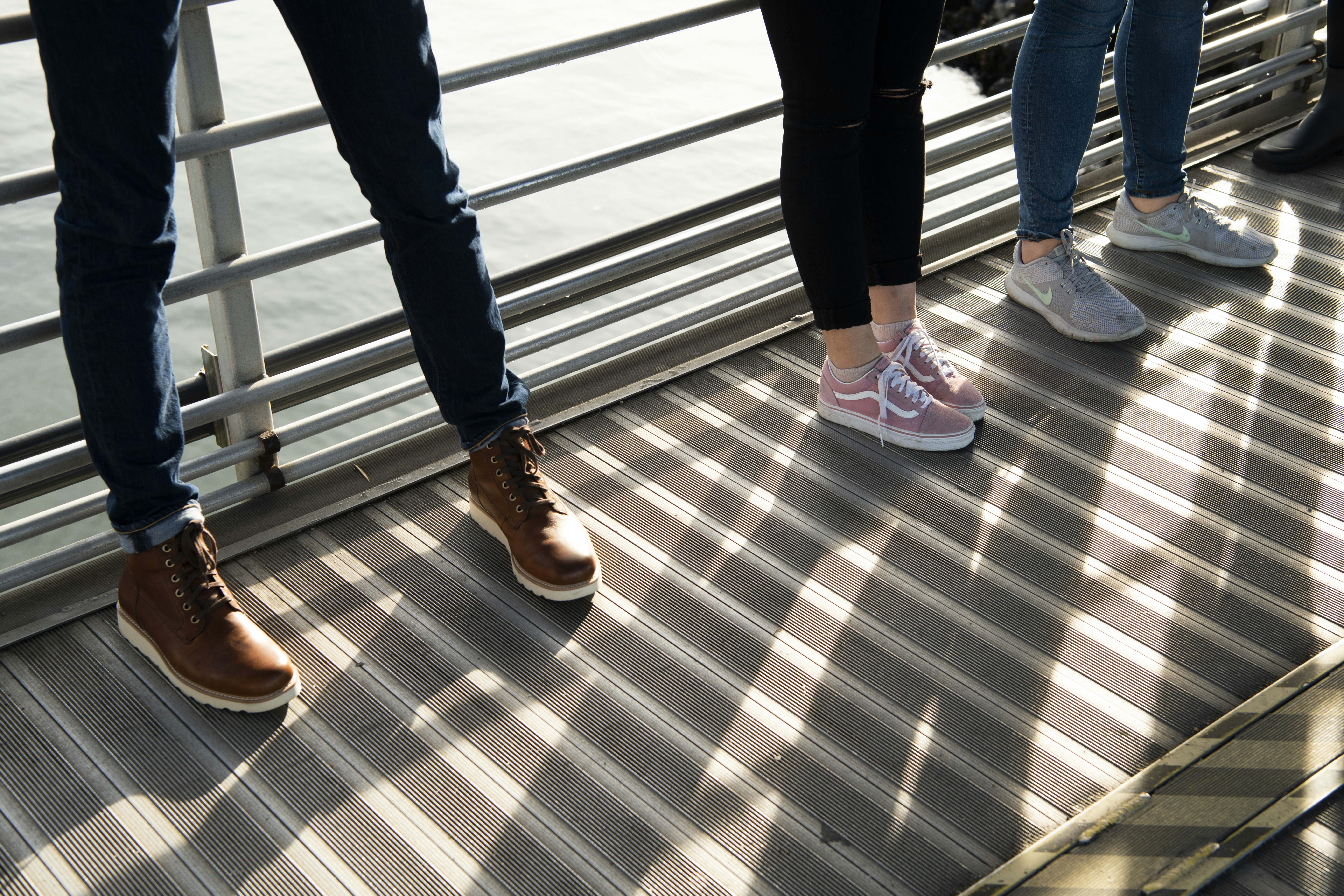 people wearing shoes